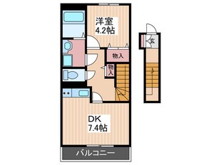 コンフォート矢賀の物件間取画像